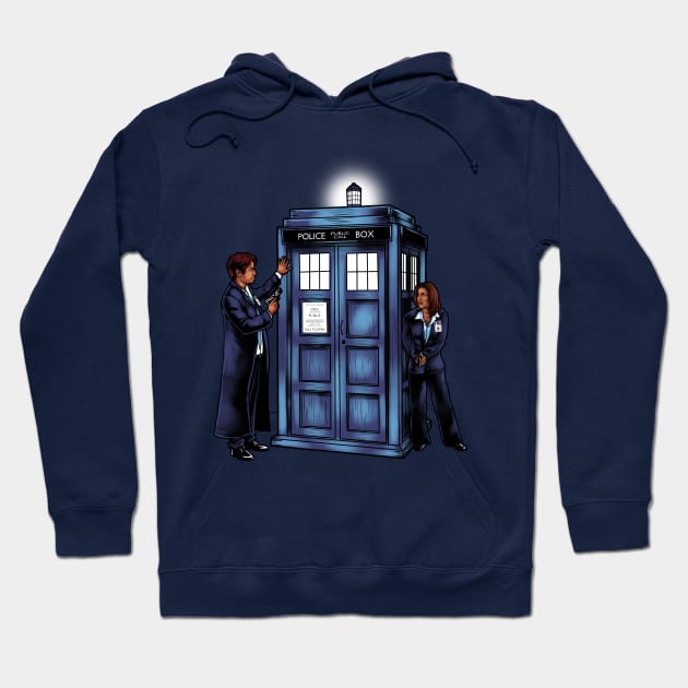The Agents have the Phone Box Hoodie by sugarpoultry